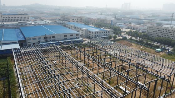 উচ্চ শক্তি প্রিফ্যাব স্টিল কাঠামো দীর্ঘস্থায়ী স্থিতিশীল বিল্ডিং